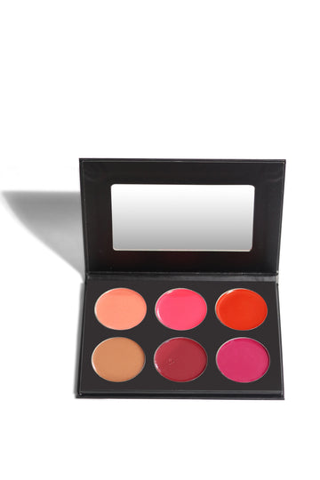 Vivid 6-Shade Blush Palette
